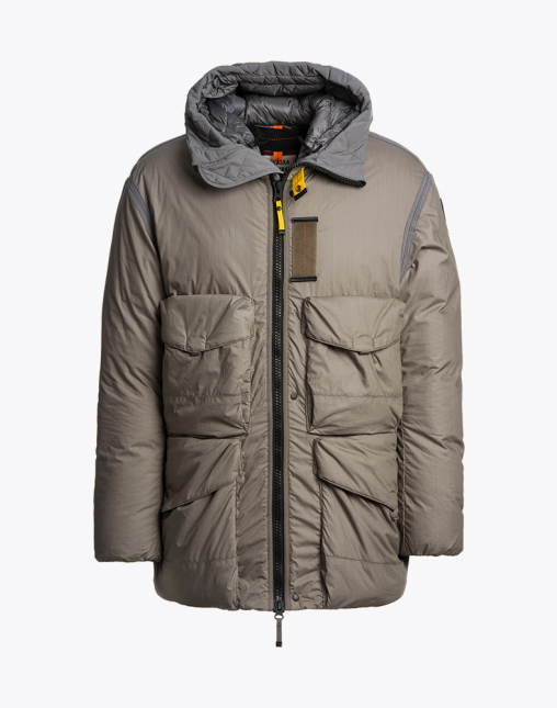 남성 후드 패딩 재킷 알베스톤-OLIVE GREY/PEWTER (25WMPMJKNA02PJB035)