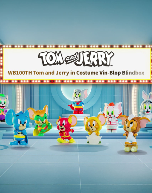 WB100TH Tom and Jerry in Costume Vin-Blop Blind Box