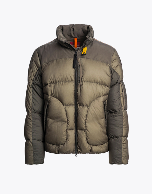 남성 숏 다운 재킷 야리-OLIVE GREY (25WMPMPUMU01PJ0103)