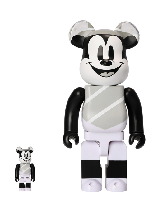 400%+100% BEARBRICK HAT AND PONCHO MICKEY