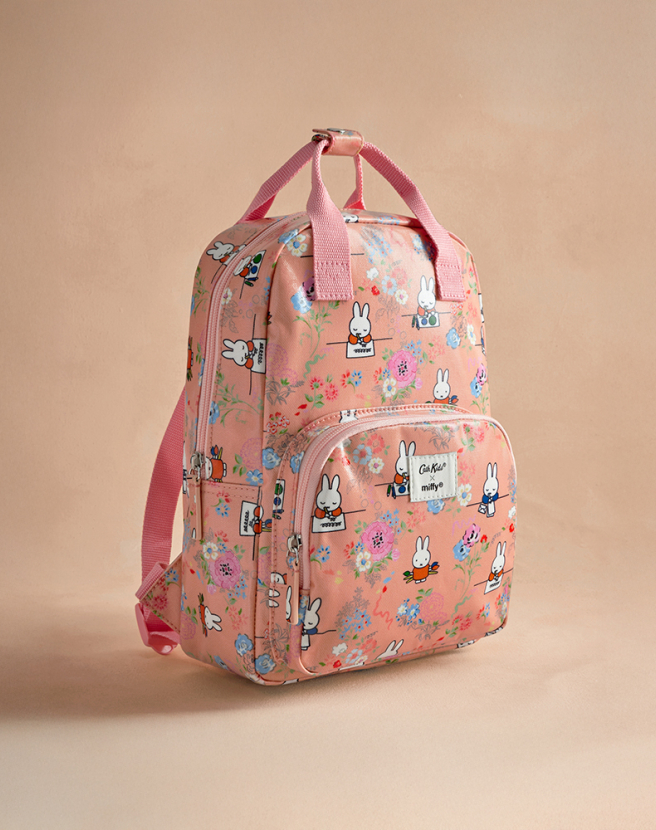 키즈 미디엄 백팩 - 미피 캔버스