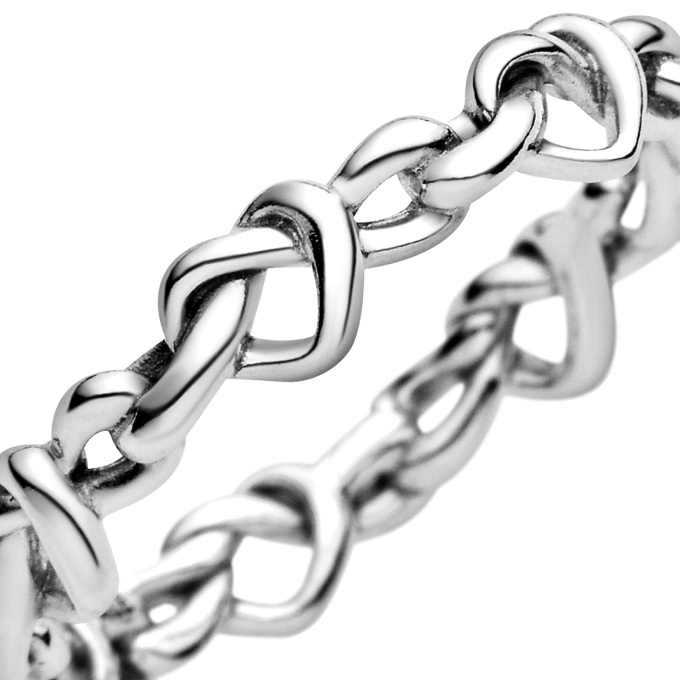 노티드 하트 링