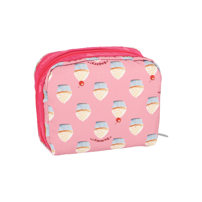 스위트 컵케이크 딜라이트 스퀘어 코스메틱 파우치