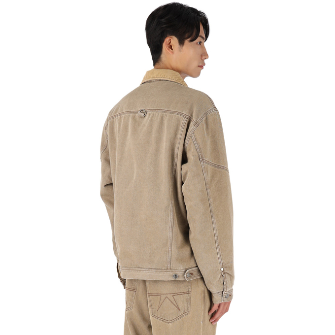 스터드 데님 자켓