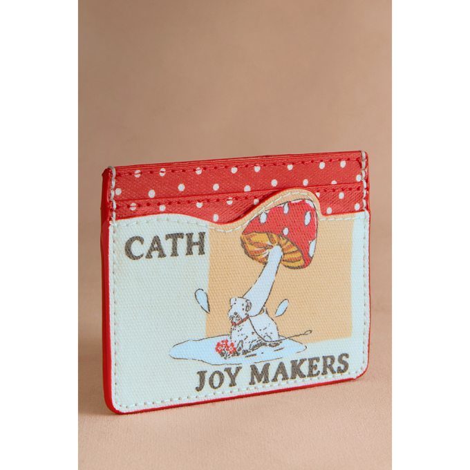 카드 홀더 - 레트로 머쉬룸