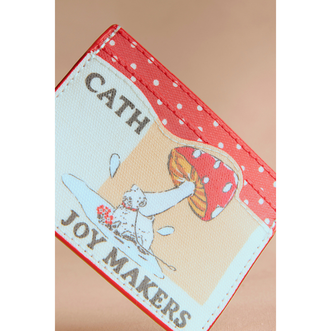 카드 홀더 - 레트로 머쉬룸