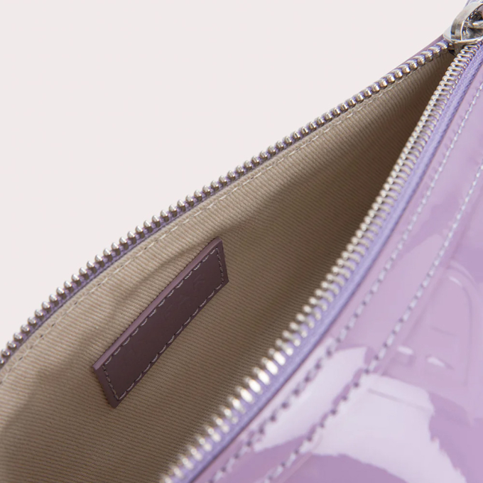 카로 퍼플 헤이즈 엠보스드 페이턴트 레더