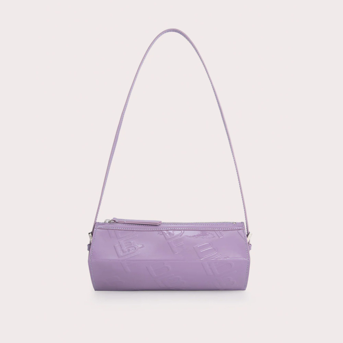 카로 퍼플 헤이즈 엠보스드 페이턴트 레더