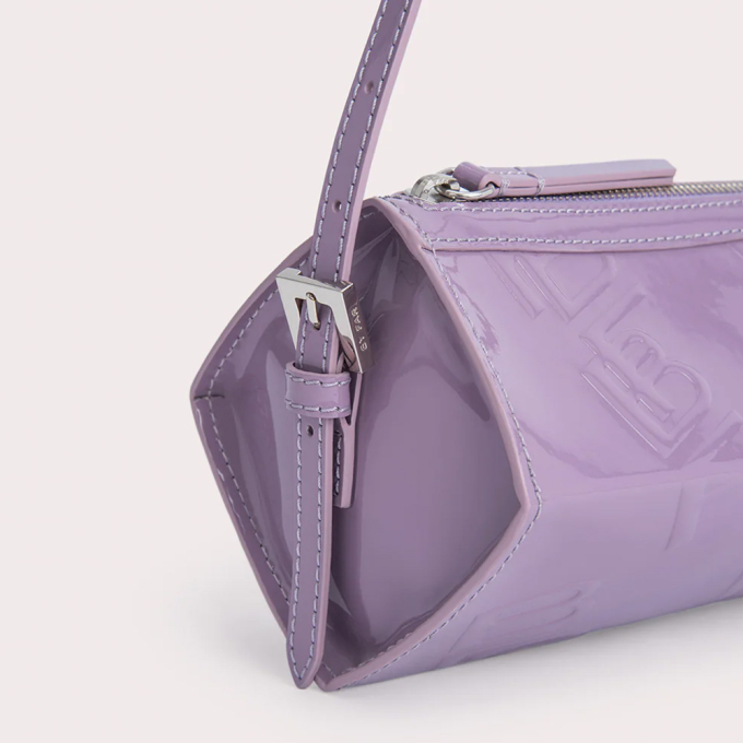 카로 퍼플 헤이즈 엠보스드 페이턴트 레더