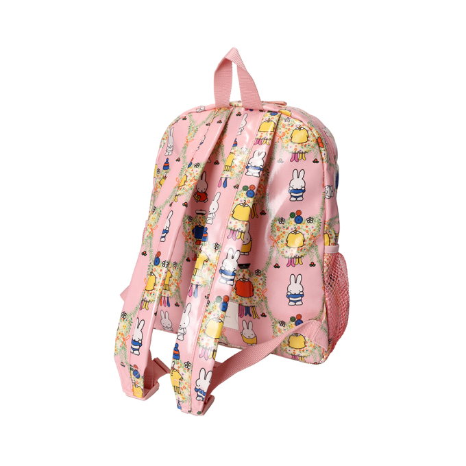 키즈 클래식 라지 메쉬 포켓 백팩 - 미피 워드로브 핑크