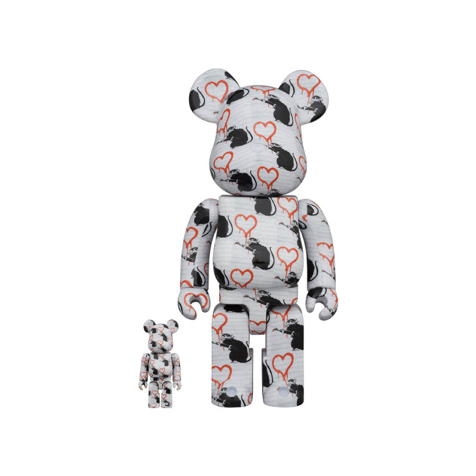400%+100% BEARBRICK LOVE RAT