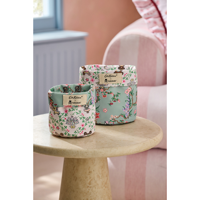 리버서블 스토리지 백 2개 세트 - 토키도키 페이퍼 드레스