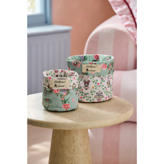 리버서블 스토리지 백 2개 세트 - 토키도키 페이퍼 드레스