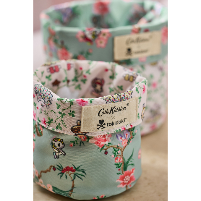 리버서블 스토리지 백 2개 세트 - 토키도키 페이퍼 드레스