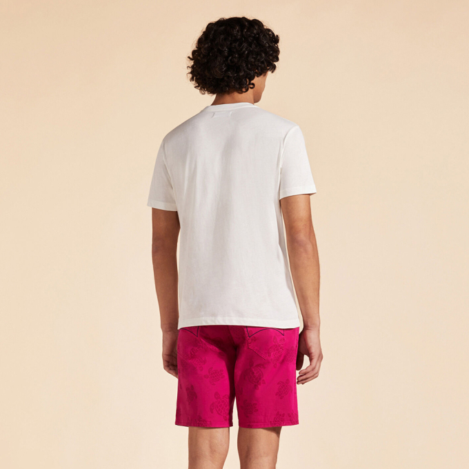 맨즈 웨이브 온 VBQ 비치 코튼 티셔츠 (VQ-24SSPTSAP386003)