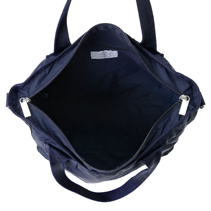 PORTER FRAME 2WAY TOTE BAG_BLACK