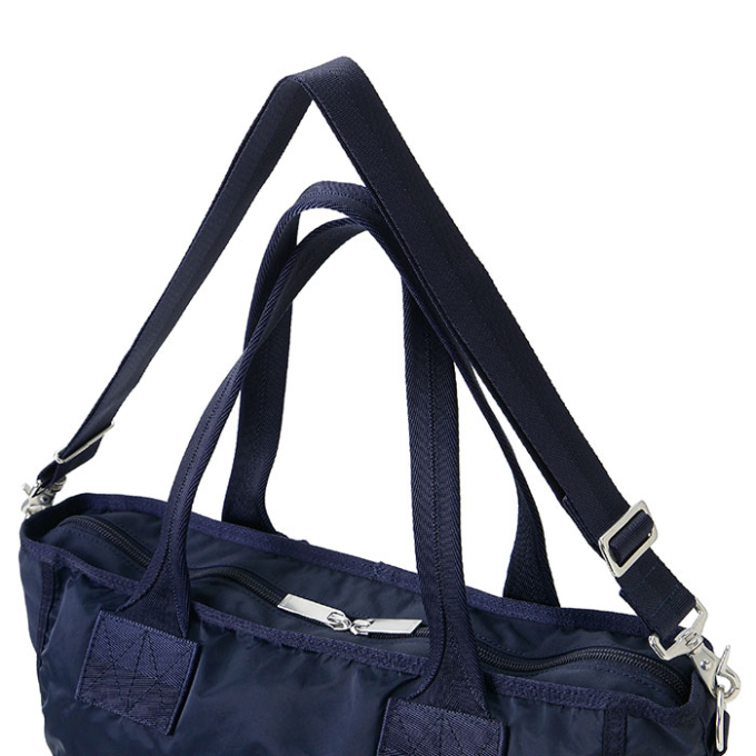 PORTER FRAME 2WAY TOTE BAG_BLACK