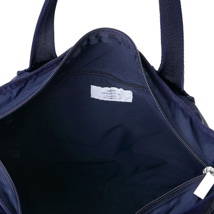 PORTER FRAME 2WAY TOTE BAG_BLACK