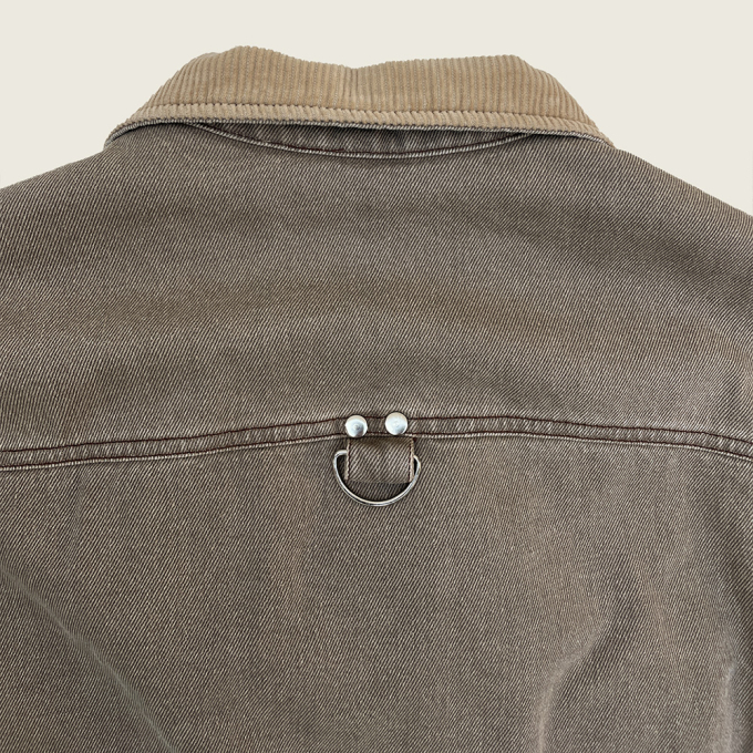 스터드 데님 자켓