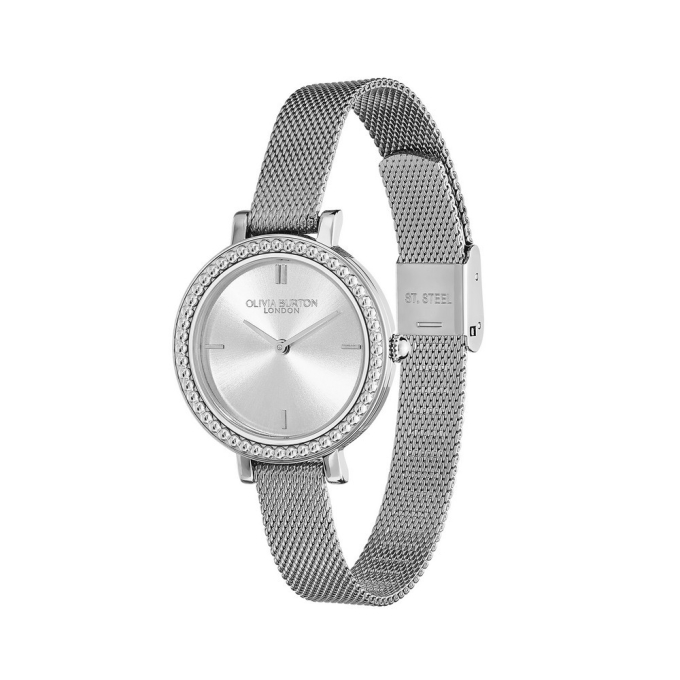 빈티지 비드 실버 메쉬