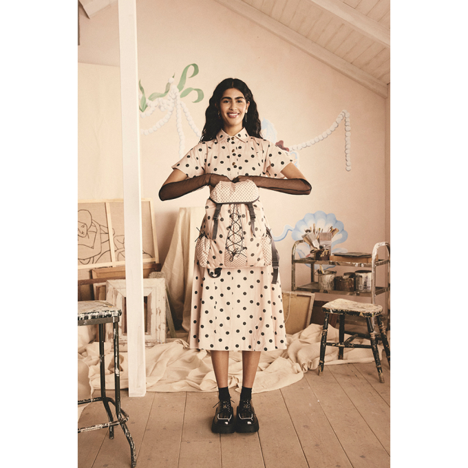 유틸리티 백팩 - 핑크 스팟