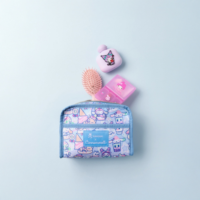 tokidoki x CINNAMOROLL SWEET TREATS TOILETRY BAG