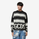 GCDS 로우 밴드 데그라데 스웨터